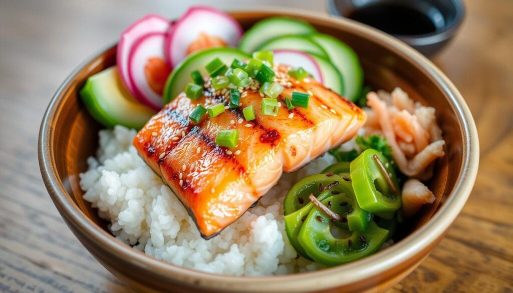 Salmon Rice Bowl