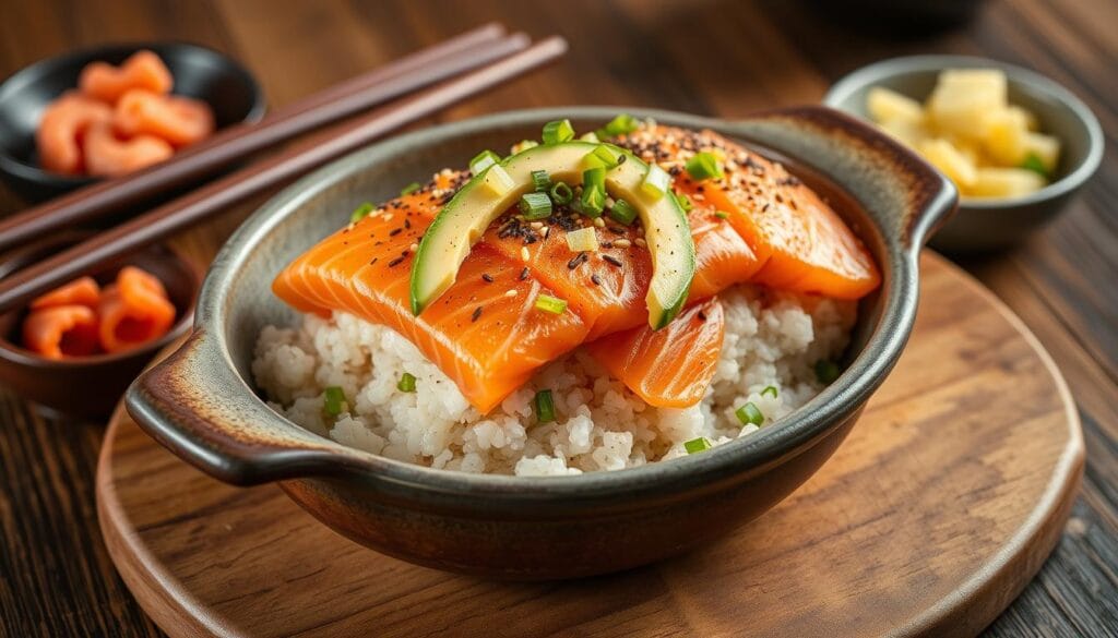 Salmon Sushi Bake Dish