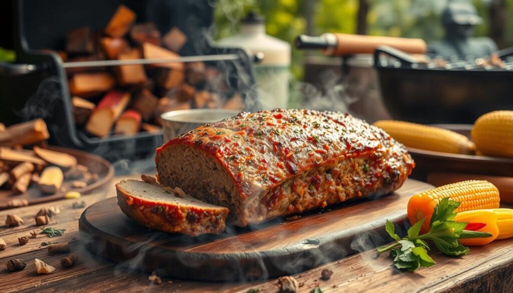 Smoking meatloaf