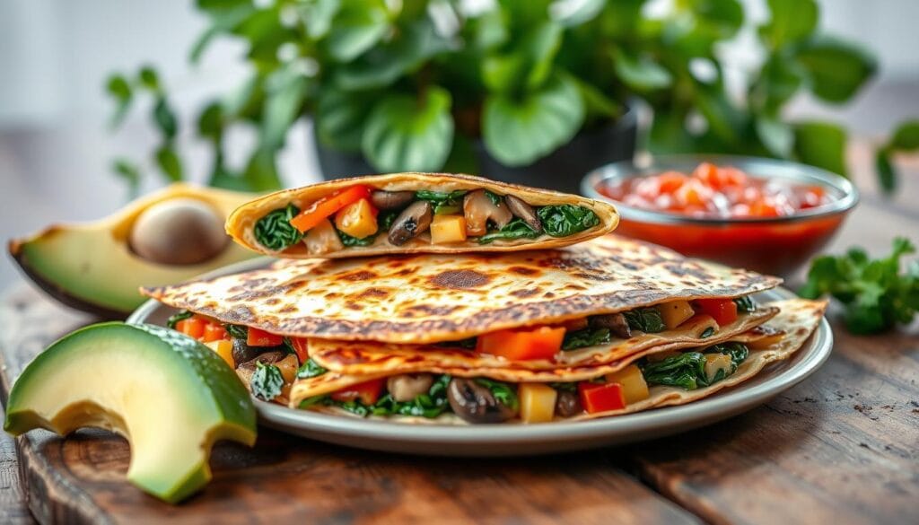 Vegetarian quesadilla