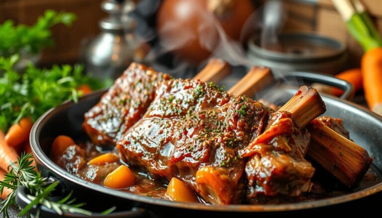 cooking beef short ribs recipe seasoned with oxtail seasoning