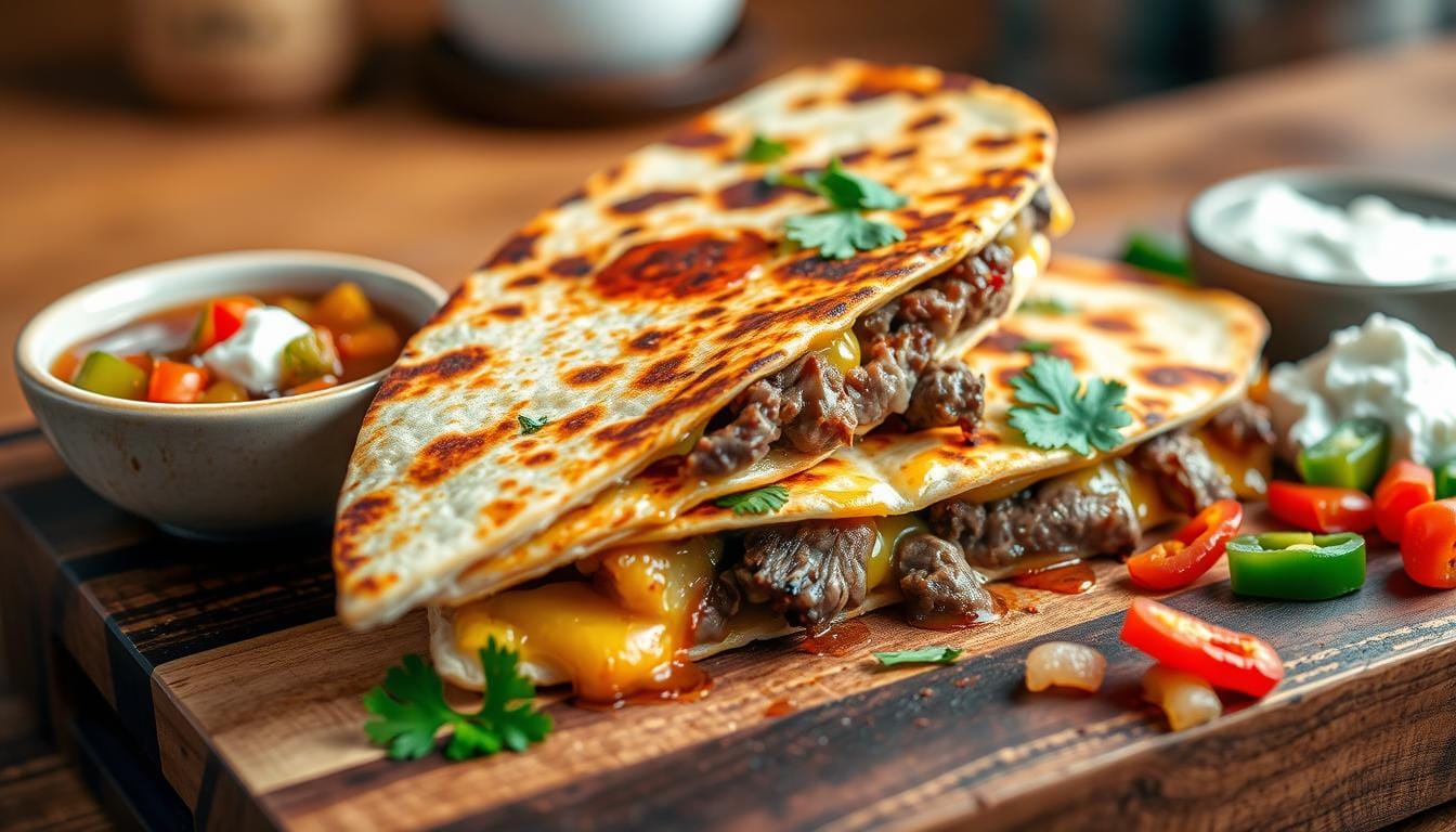 steak and cheese quesadilla