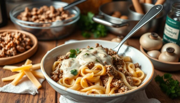 hamburger helper beef stroganoff recipe​